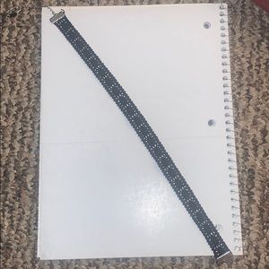 Black choker necklace